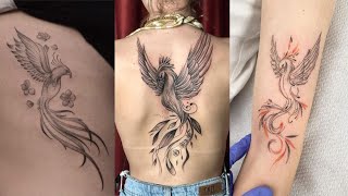 Beautiful and Awesome Phoenix tattoo Designs for Woman | Phoenix Tattoo Ideas | Inspiring Tattoo.