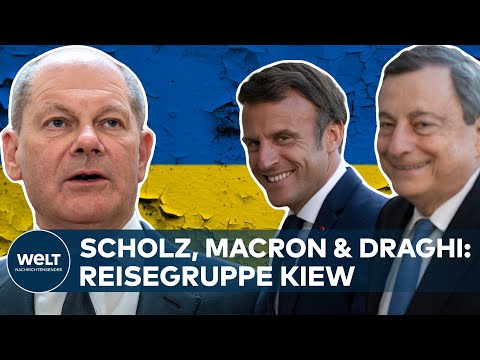 UKRAINE-KRIEG: Jetzt will SCHOLZ mit MACRON und DRAGHI endlich nach KIEW!