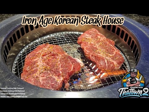 Iron Age Korean Steak House | Korean BBQ | Restaurant Review  | @CookingWithThatown2