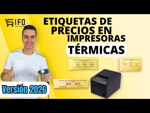 🖨️ Cómo imprimir ETIQUETAS de PRECIOS con impresoras TÉRMICAS en SIFO PUNTO DE VENTA Versión 2026 🟡