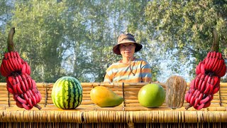 Full Video: Harvesting Mango, Star Apple, Watermelon Goes To Market Sell - Daily Life, Gardening