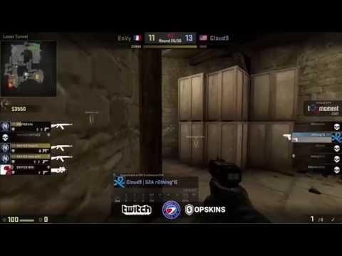N0thing trying to Zeus NBK - Cloud9 vs. EnVy - ESWC 2015 CSGO Montreal