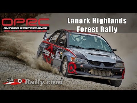 OPRC 2016 - Lanark Highlands Forest Rally