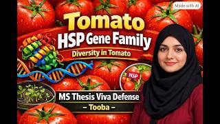 Heat Shock Protein (HSP) Gene Family Diversity in Tomato | MS Thesis Viva Defense | Tooba Part 1