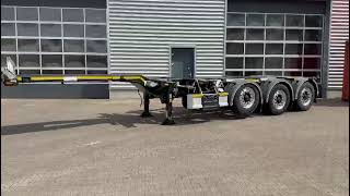 Semi-remorque porte-conteneurs D-Tec FLEXITRAILER ADR. Stuuras. APK 05-09-2025. Michelin banden à vendre - Image 4 | Autoline FR Semi-remorque porte-conteneurs D-Tec FLEXITRAILER ADR. Stuuras. APK 05-09-2025. Michelin banden | Image 4 - Autoline