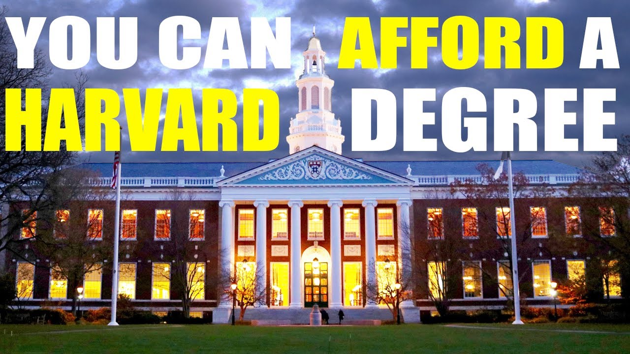 How to Earn a $294k Harvard Degree for $30k