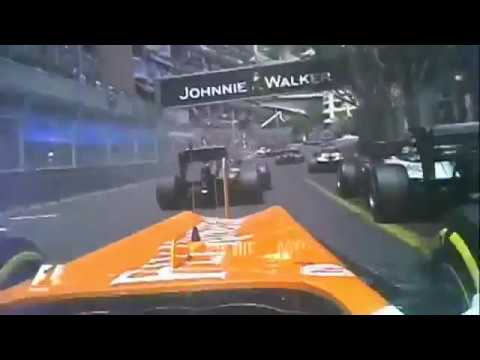 Paul Di Resta helmet camera. Monaco 2012