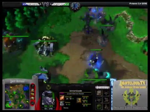 Fate (UD) VS Vila (NE) - WC3 G3 - Phoenix Cup 2015