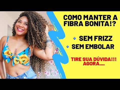 Como desembaraçar  fibra orgânica! #crochetbraids #curlyhair #cachosloiros