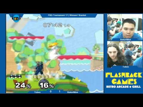 Flashback Games Presents: Tournament 17 - Tubesssbm (Falcon) Vs. Baka4Moe (Peach) Winners Bracket