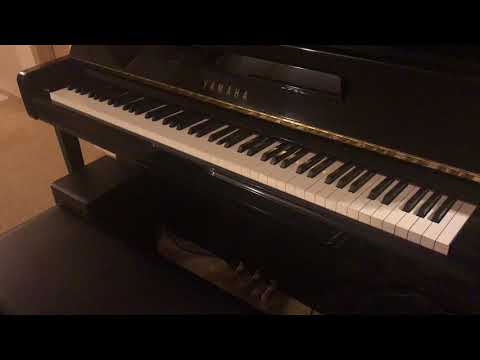 Yamaha MX100 II Disklavier Pre-Owned Upright Player Piano (U1) Watch videos 1994 Polished Ebony image 9