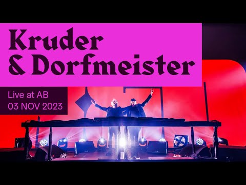 Kruder & Dorfmeister Live at AB - Ancienne Belgique (30th anniversary show)