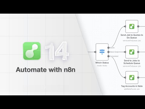 Automate more with n8n ServiceM8