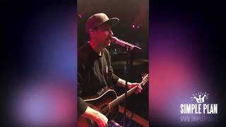 Simple Plan perform 'My Christmas List' at soundcheck in Maryland