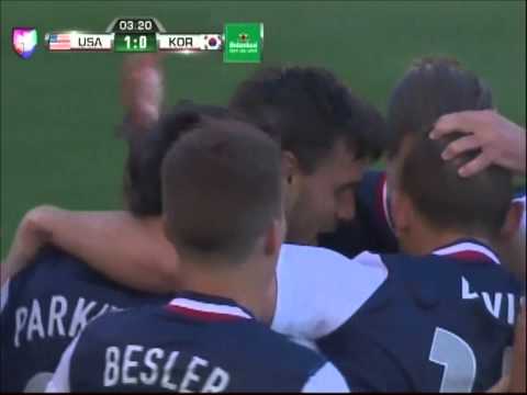 Wondo scores for USA vs South Korea (2-1-2014)