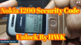 how to unlock nokia 1200 security code