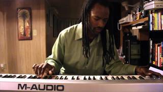 Producer Maleet of Aranile recording Keys with Jerrell Battle on the Rhodes EP