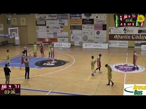 Xuven Cambados 66 - 73 EDM A Estrada. 1ª Gallega J5 2018/19