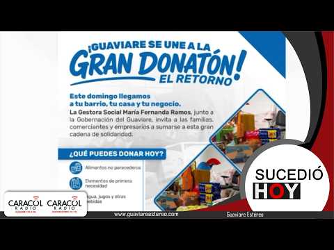 Donatón en El Retorno reúne ayudas para damnificados del Valle || 🎞️ #SucedioHoy 21 de Agosto