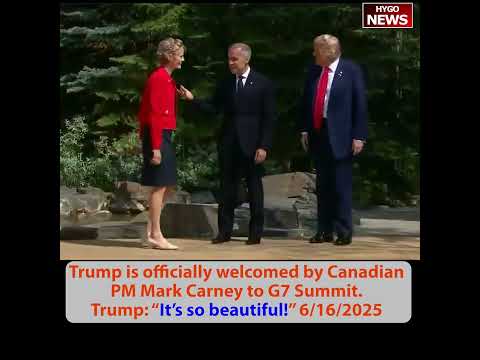 Trump: Iran is not winning war; trade talks with Canada, Trump welcomed by PM Carney to G7 Summit