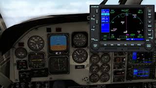 X-Plane 11 Flying from  KGUS to KDAY in the Beechcraft King Air C90 on FSEconomy