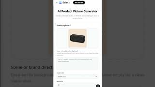 Create professional product images effortlessly with EZIER.AI! 🚀