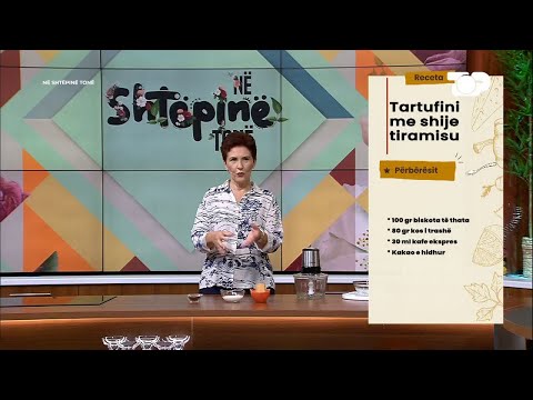 Receta e dytë e Znj. Linda – Tartufini me shije tiramisu - Në Shtëpinë Tonë