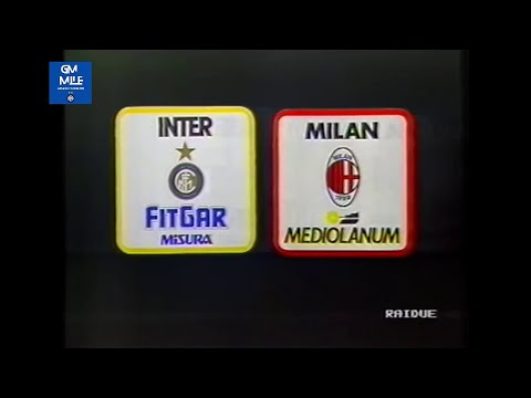 1991-92 (12^ - 01-12-1991) INTER-Milan 1-1 [VanBasten,Klinsmann] Servizio DomenicaSprint Rai2