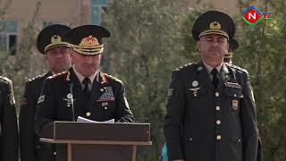 Naxçıvan Qarnizonu Qoşunlarında təşkil edilən kurslar başa çatıb – VİDEO