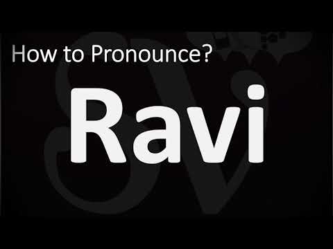 How to Pronounce Ravi? (CORRECTLY)