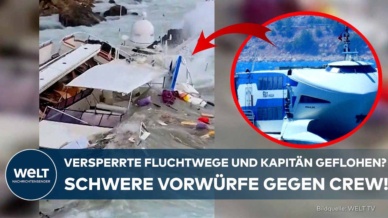 FÄHRE VERSINKT VOR ZYPERN: Kapitän geflohen? Überlebende erheben schwere Vorwürfe gegen die Crew!