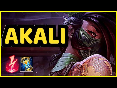 AKALI VS GALIO MID GAMEPLAY GRANDMASTER I