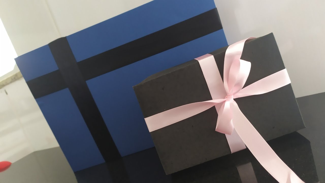 Como Fazer Caixa de Presente - DIY - Artesanato