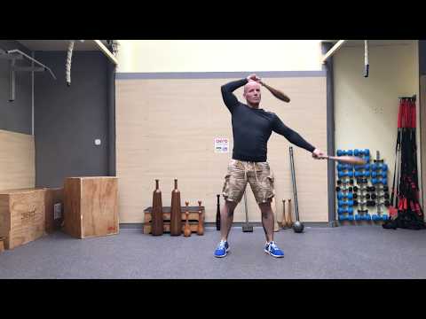 Indian Clubs Hungary - 1kg-os diófa indian club tesztelése