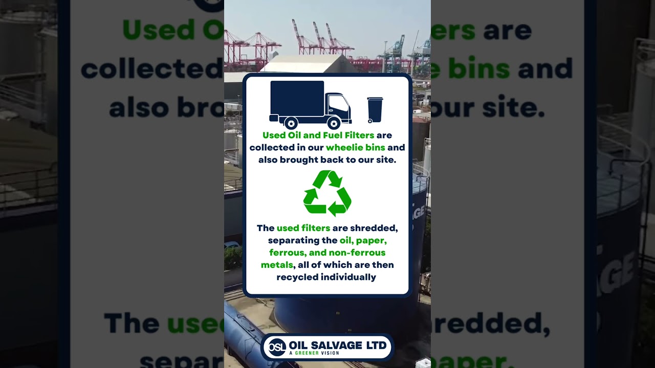 What happens to the waste that Oil Salvage collects?