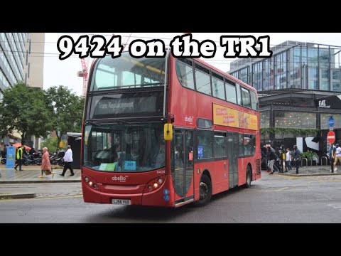 *Kickdown* Journey on TR1 - ADL Enviro400/Trident - Abellio 9424 (LJ56VUD)