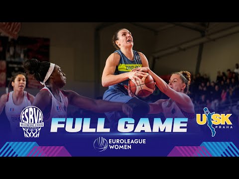 Villeneuve d'Ascq LM v ZVVZ USK Praha | Full Basketball Game | EuroLeague Women 2023-24
