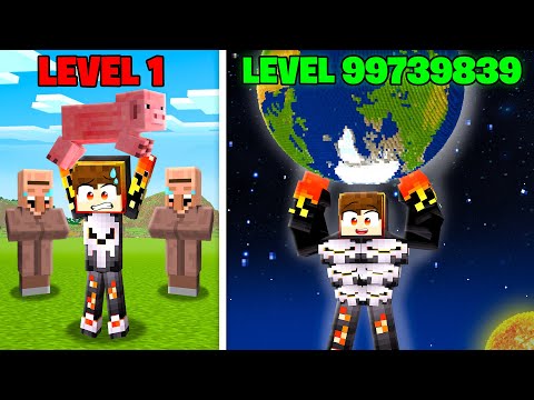 LEVEL 1 BODYBUILDER Vs LEVEL 979,852,582 BODYBUILDER IN MINECRAFT !!!