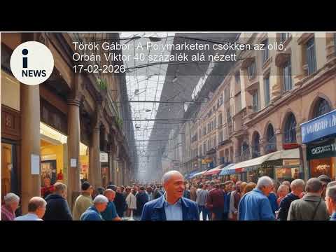 Török Gábor: A Polymarketen csökken az olló, Orbán Viktor 40 százalék alá nézett
