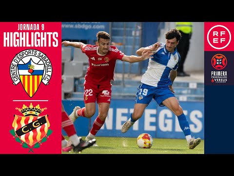 Resumen #PrimeraFederación | CE Sabadell FC 0-0 Gimnàstic de Tarragona | Jornada 9 | Temporada 25/26