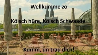 Vorbereitung zu Kölsch hüre, kölsch schwaade!