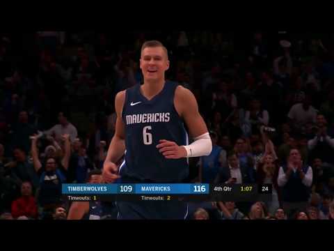 Kristaps Porzingis vs. Timberwolves: 19 pts, 6 reb, 1 blk ALL PLAYS 2019/2020 season [04.12.19.]
