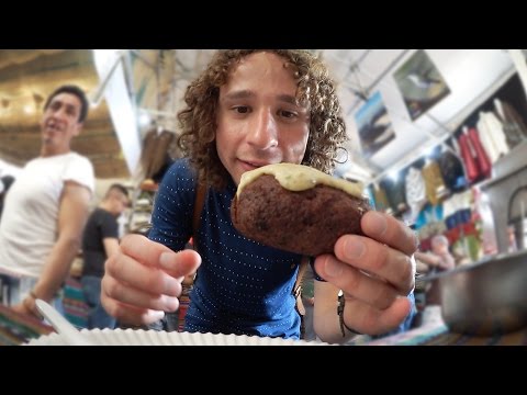 A market with street food FROM ALL OVER THE WORLD!