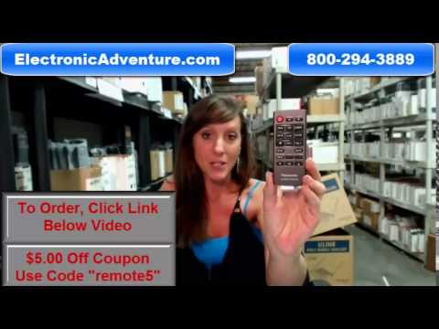Original Panasonic N2QAYC000056 Coupon $5 Off Bookshelf HIFI Remote Control ElectronicAdventure.com