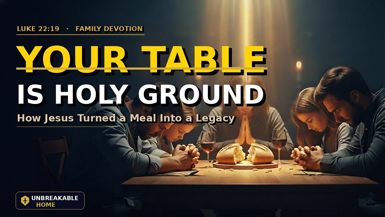 The Last Supper & Your Family Table | Unbreakable Home Prayer
