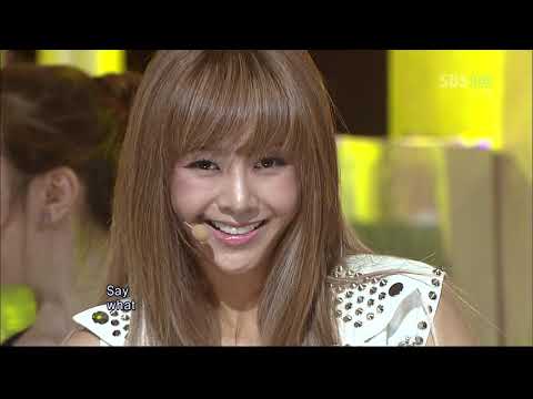 [1080p] 110828 Inkigayo - G.NA - Banana + Top Girl Comeback Stage
