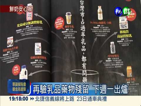乳品驗無禁藥 食藥署:99.9%可喝