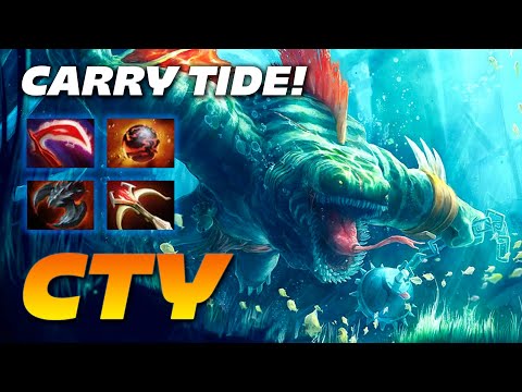 CTY TIDEHUNTER CARRY - Dota 2 Pro Gameplay [Watch & Learn]