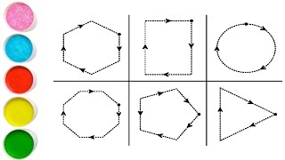 Learn Shapes Drawing, Painting & Coloring For Kids and Toddlers_ Kids Art