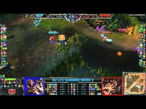 Ninjas in Pyjamas vs Meet Your Makers (LCS 2013 EU Summer Split W3 D1)